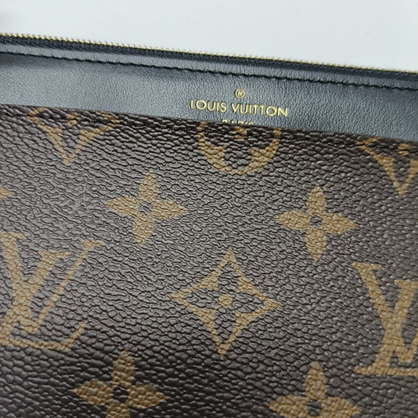 SLIM Monogram Coated Canvas Brown Wallet