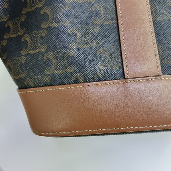 TRIOMPHE CANVAS Small Coated Canvas Brown