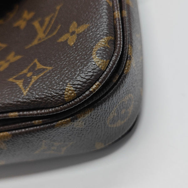 MÉTIS MM Monogram Coated Canvas Brown