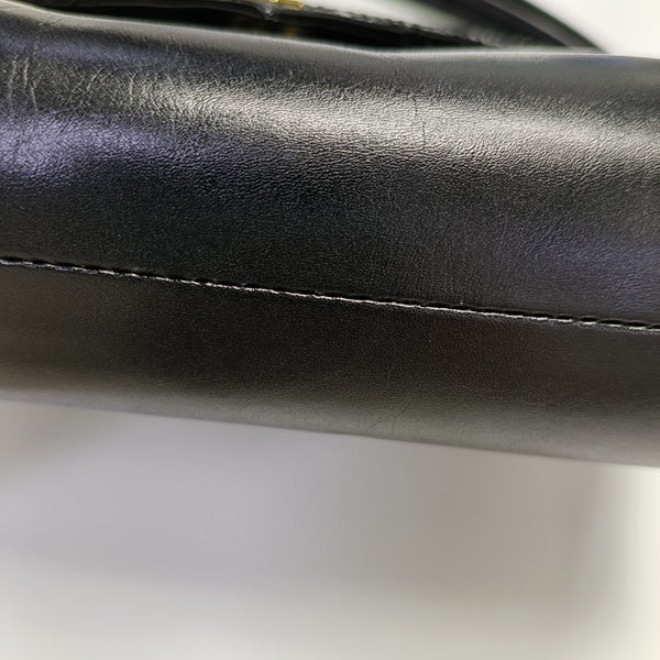 Calfskin Shoulder Bag Black