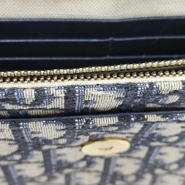 Saddle Mini Oblique Canvas Blue