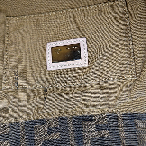 Canvas Top Handle Bag Brown