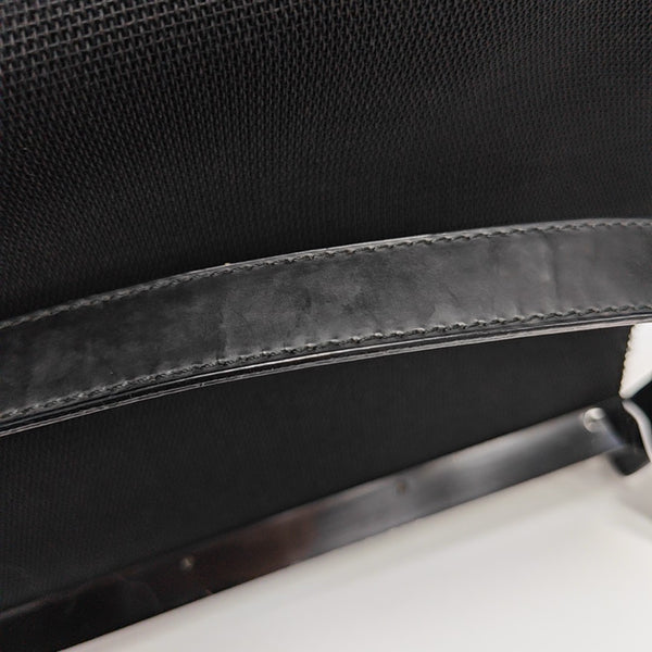 Canvas Top Handle Bag Black