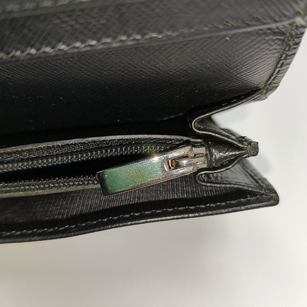 Vara Calfskin Black Wallet