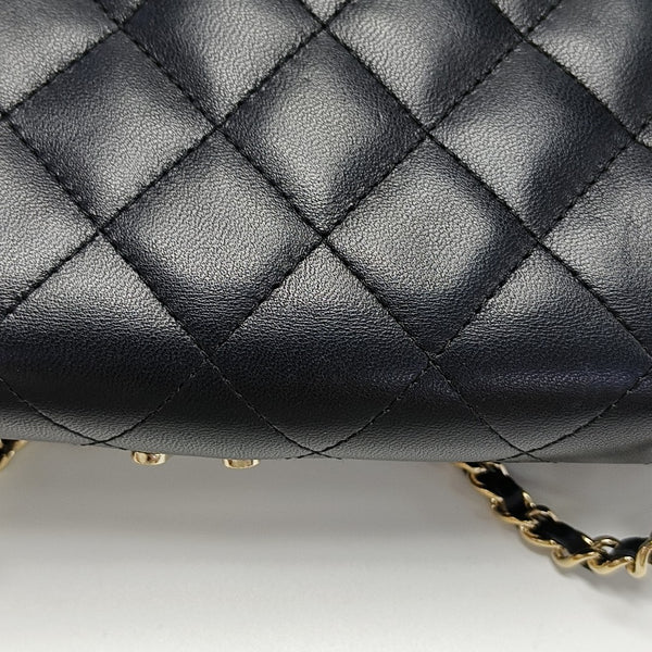 Quilted Lambskin Black