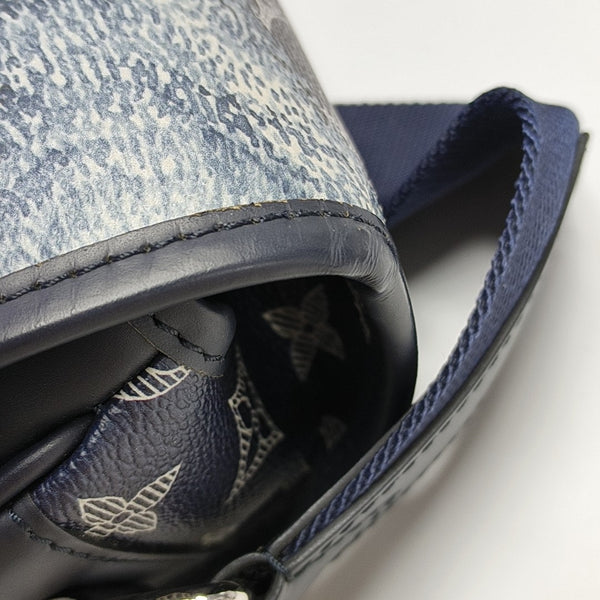 SAVANE PM Monogram Coated Canvas Blue