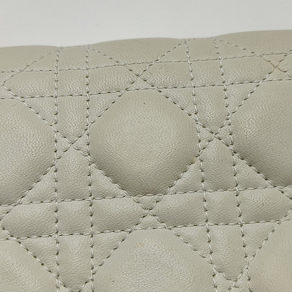 Lady Dior Mini Cannage Lambskin White