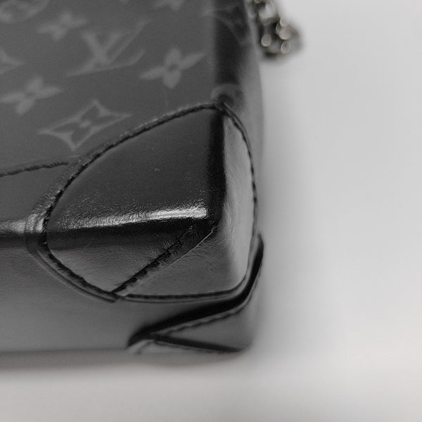 STEAMER Extra Small Monogram Coated Canvas Black