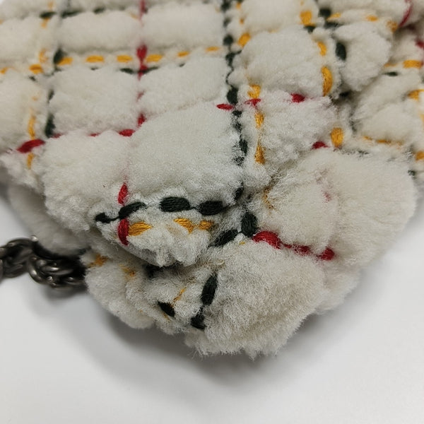 Fabric Crossbody Bag White