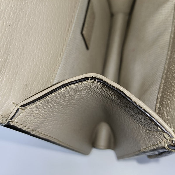 Dionysus Mini Monogram Coated Canvas Beige