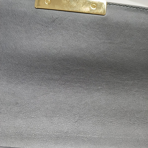 Padlock Small Monogram Coated Canvas Beige