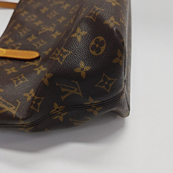 RASPAIL PM Monogram Coated Canvas Brown