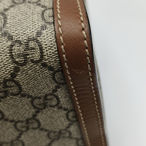 Padlock Medium Monogram Coated Canvas Beige
