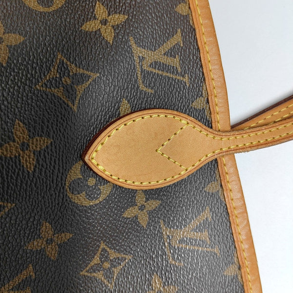 Authenticated pre-owned NEVERFULL MM Monogram Coated Canvas Brown - Tote Bag at Looply