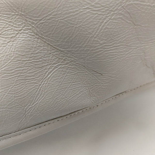 NIKI Medium Chevron Calfskin Gray