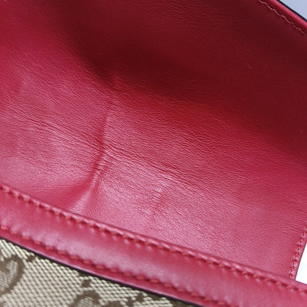 Lady Web Medium Monogram Canvas Brown