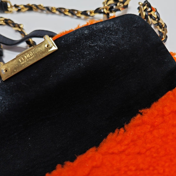 Baguette Mini Sheepskin Orange