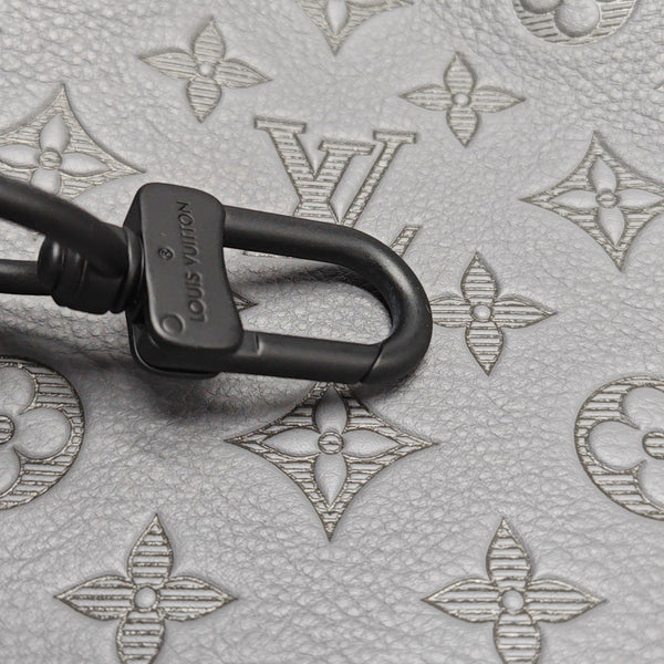 TRIO Monogram Calfskin Gray
