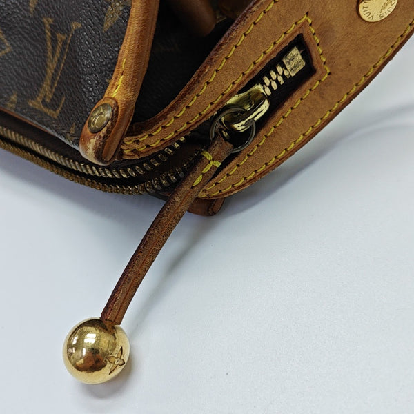POPINCOURT Monogram Coated Canvas Brown