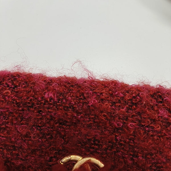Fabric Clutch Red