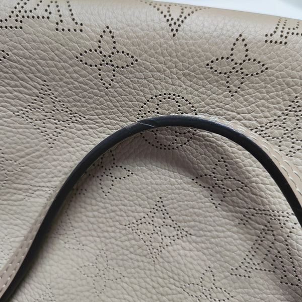 HINA PM Monogram Calfskin Gray