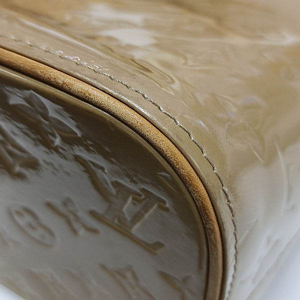 HOUSTON Monogram Patent Leather Beige