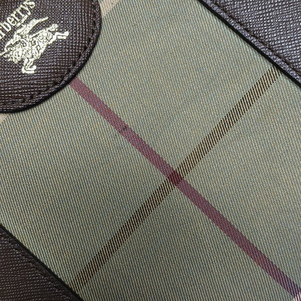 Canvas Top Handle Bag Green