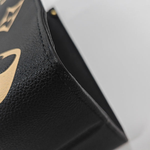 ONTHEGO MM Monogram Calfskin Black