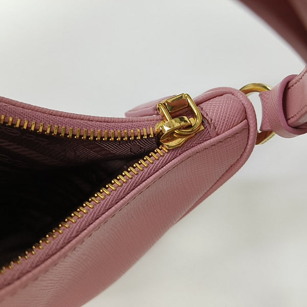 Re-Edition2000 Mini Saffiano Calfskin Pink