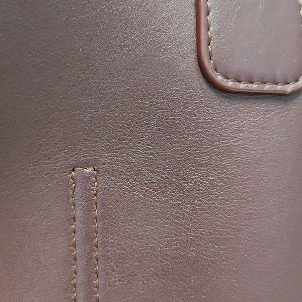 Pebble Bucket Mini Calfskin Red