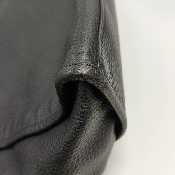 Calfskin Shoulder Bag Black