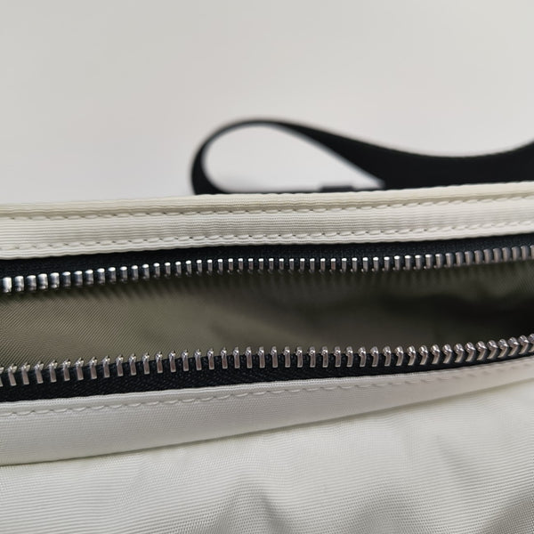 Fabric Belt Bag White