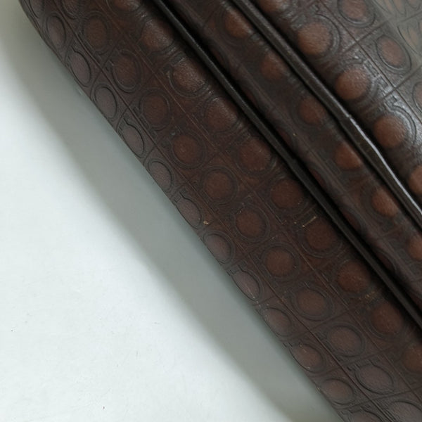 Calfskin Shoulder Bag Brown