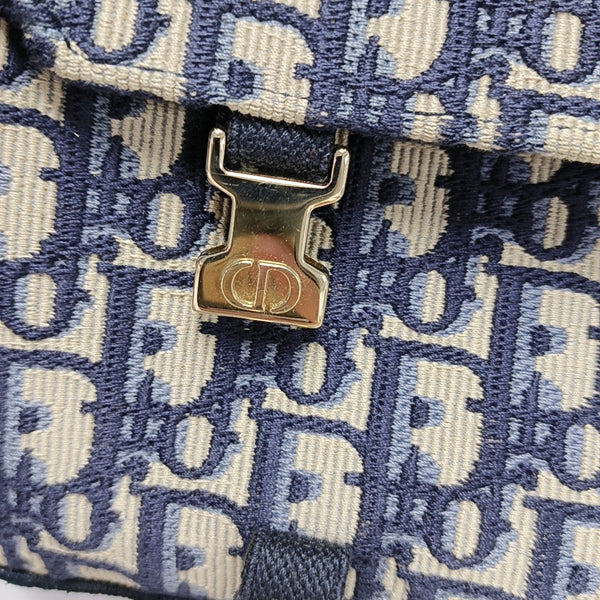 Diorcamp Medium Oblique Canvas Blue