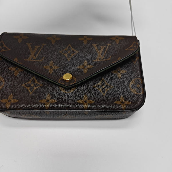 FÉLICIE Monogram Coated Canvas Brown