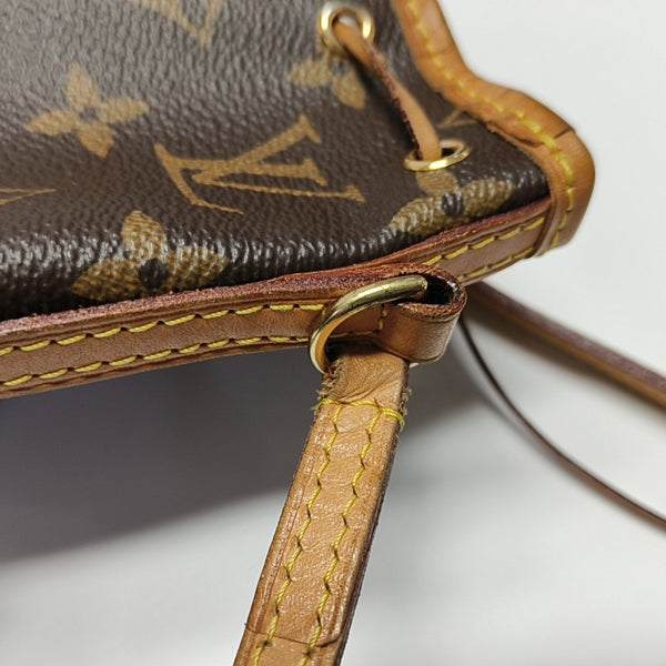 NÉONOÉ Nano Lona Revestida Monogram Marrón