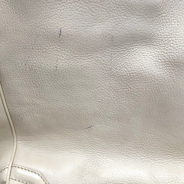 Authenticated pre-owned Canterbury Medium Calfskin Beige - Tote Bag at Looply