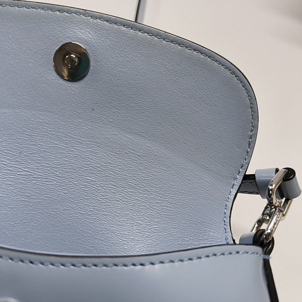 Cleo Mini Calfskin Blue