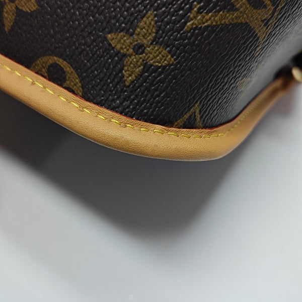 DIANE Monogram Coated Canvas Brown