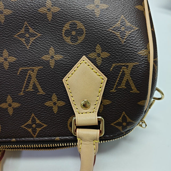SPEEDY 20 Monogram Coated Canvas Brown