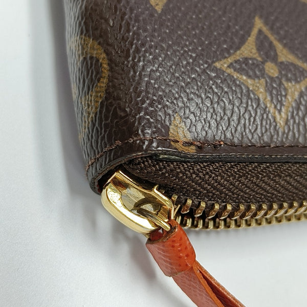CLÉMENCE Monogram Coated Canvas Brown Wallet