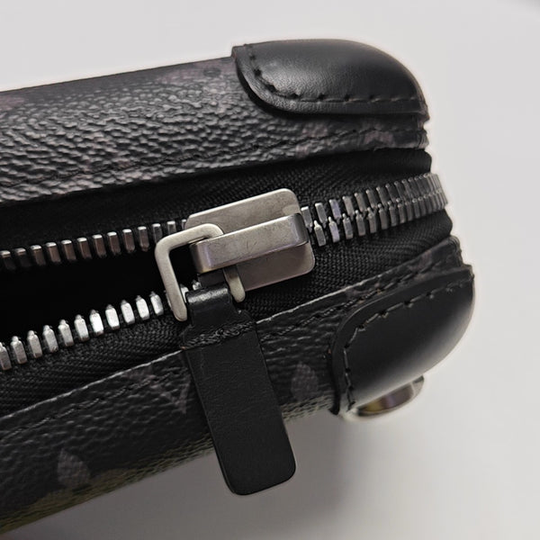 HORIZON Monogram Coated Canvas Black