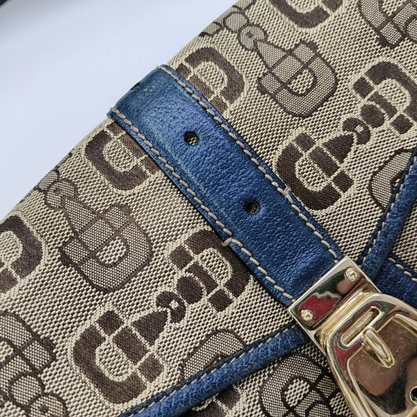 Fabric Shoulder Bag Brown