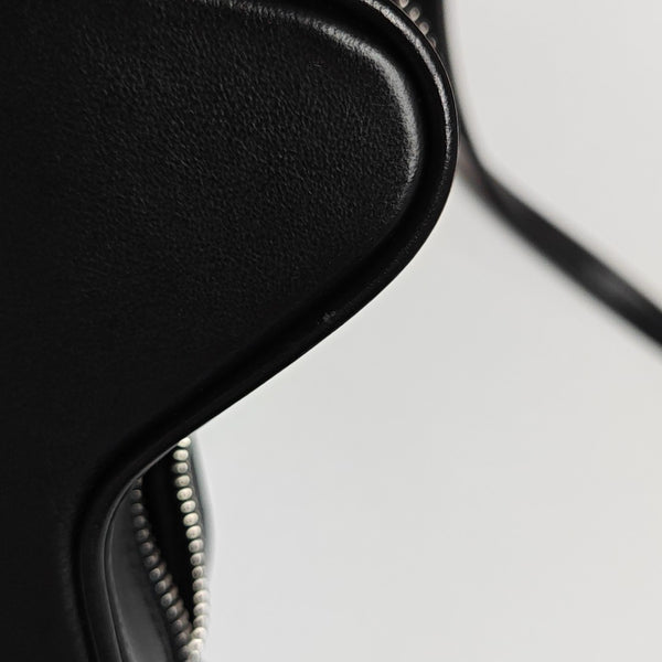 Calfskin Shoulder Bag Small Black