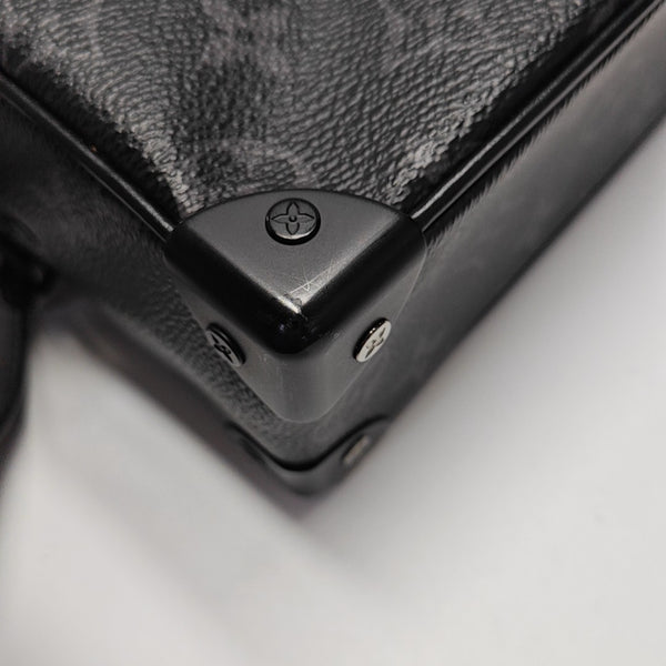 SOFT TRUNK Mini Monogram Coated Canvas Black