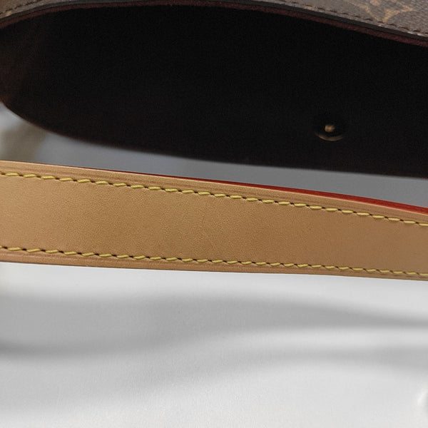 ALL IN BB Monogram Coated Canvas Brown
