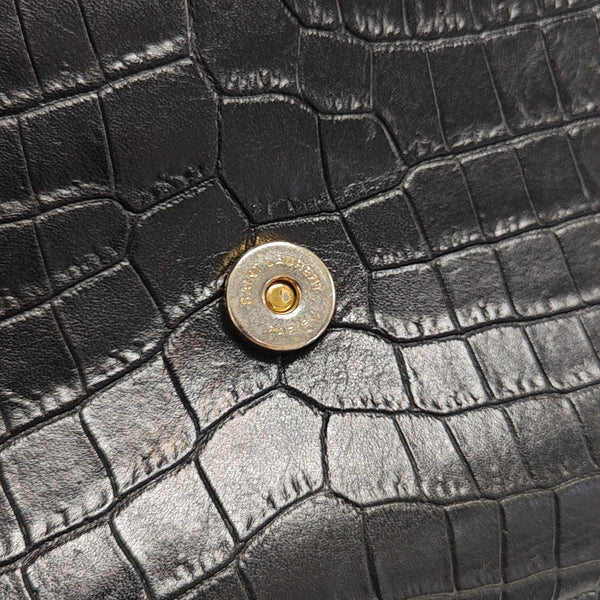 SUNSET Small Calfskin Black