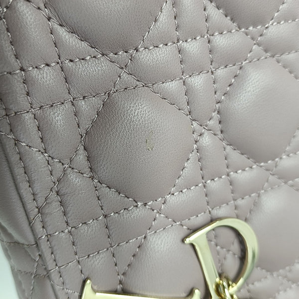 Lady Dior Medium Cannage Lambskin Pink
