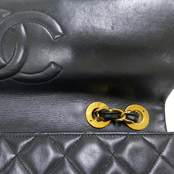 Maxi Quilted Calfskin Black
