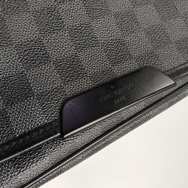 DANIEL Damier Graphite Coated Canvas Gray